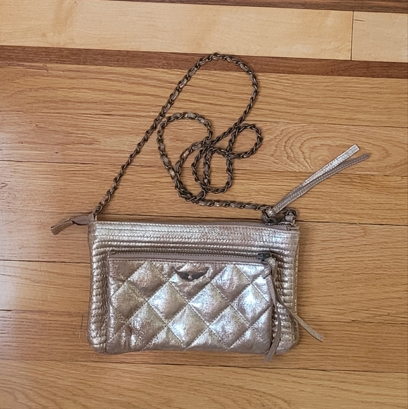 ZADIG AND VOLTAIRE LOUISA PADDED QUILTED LEATHER CROSSBODY SHOULDER BAG - Picture 5 of 9